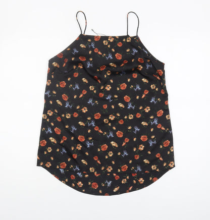 Womens UK Size 12 Oasis Black Camisole Tank