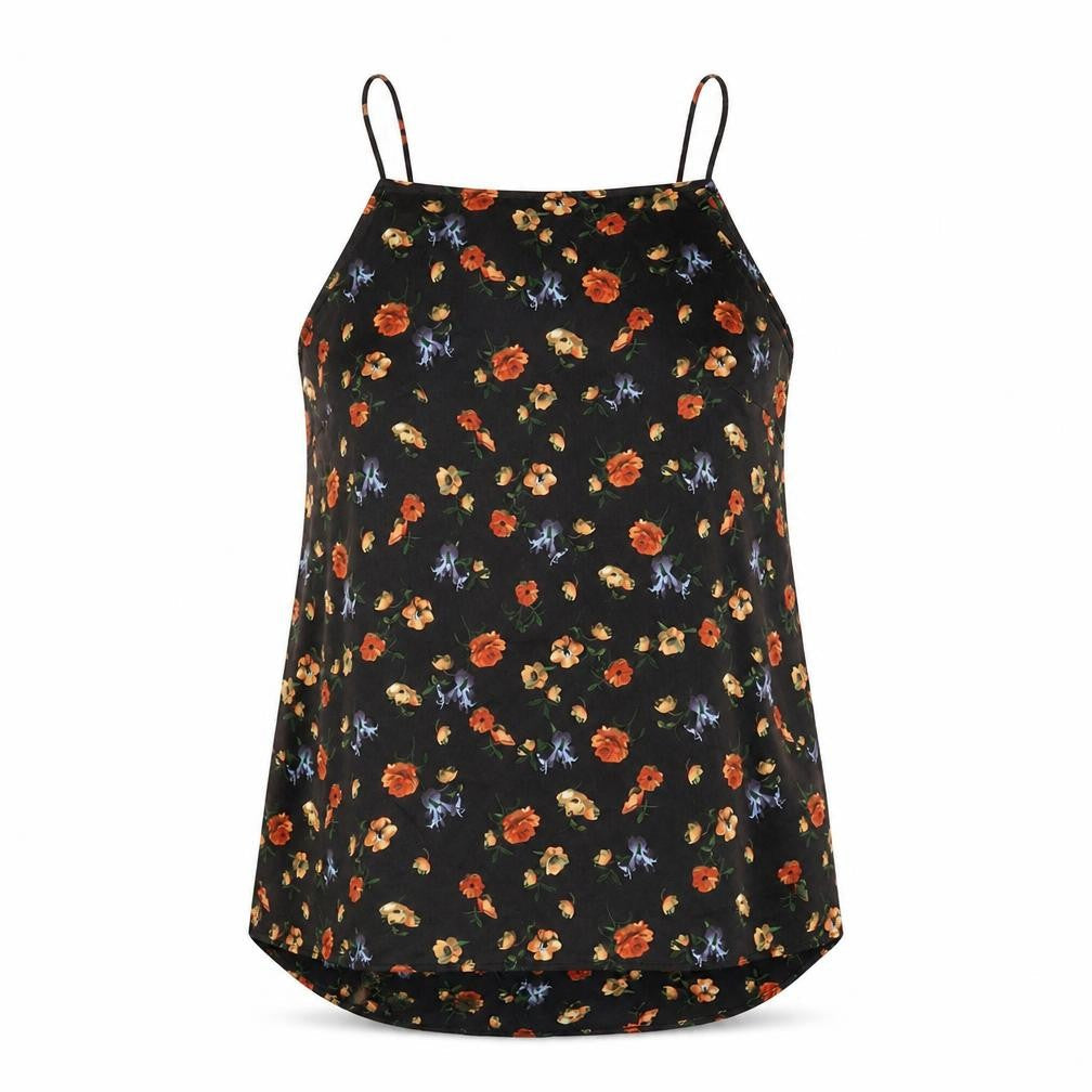 Womens UK Size 12 Oasis Black Camisole Tank