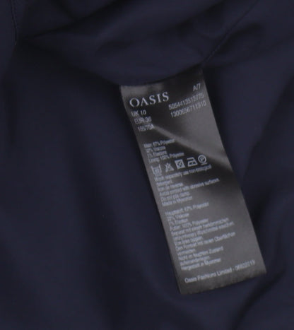 Oasis Women's Blue Pencil Skirt, Size 10