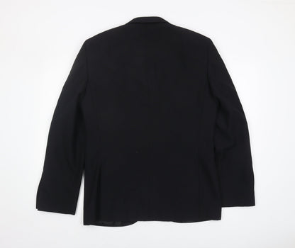 Mens UK Size 40 NEXT Regular Black Suit Jacket