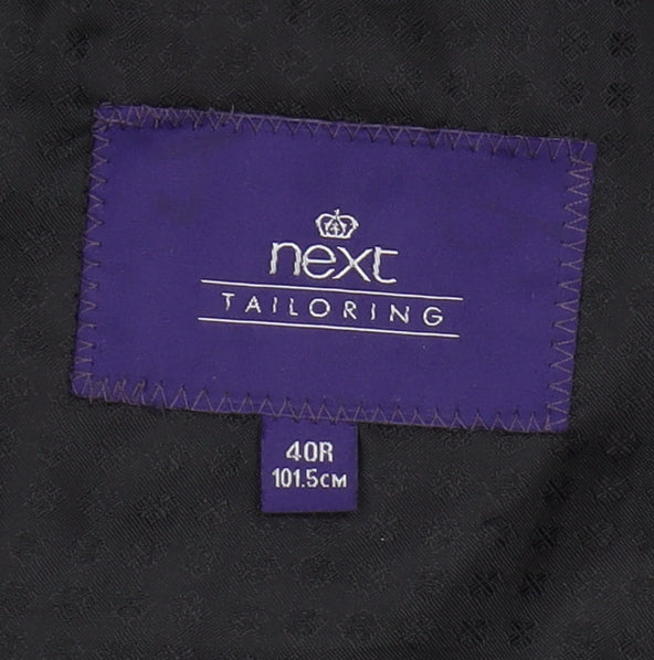 Mens UK Size 40 NEXT Regular Black Suit Jacket