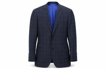Mens UK Size 44 Fellini Regular Blue Suit Jacket