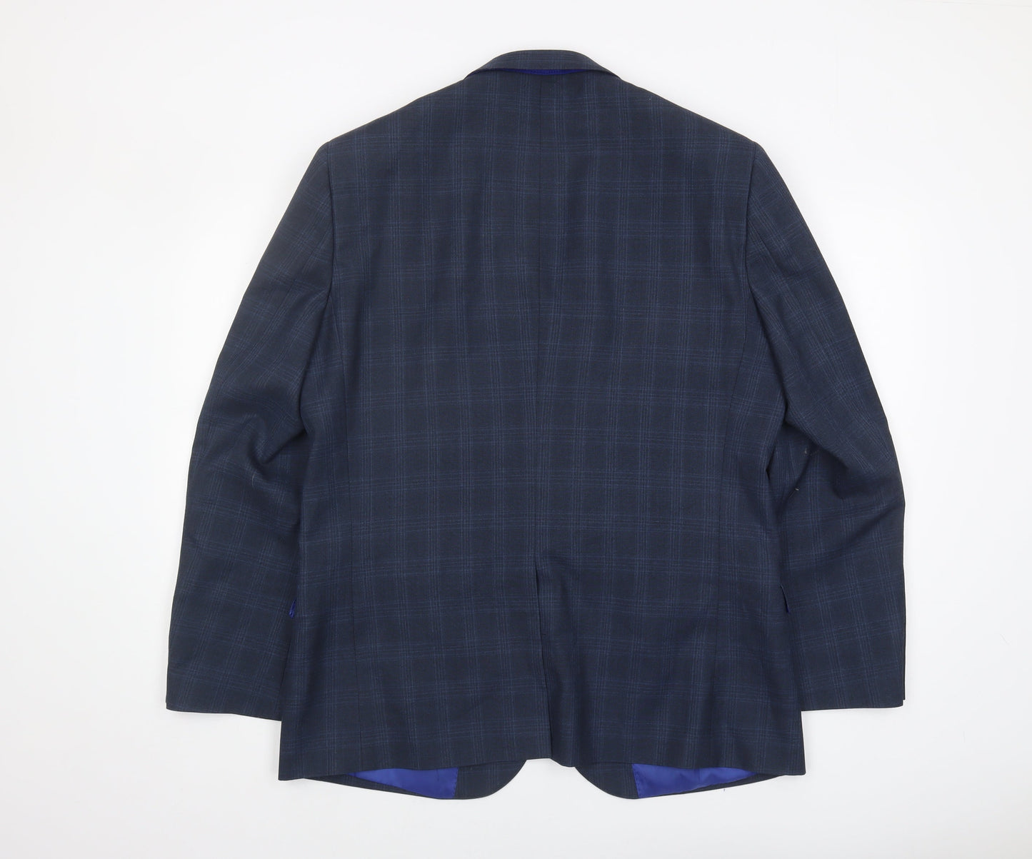 Mens UK Size 44 Fellini Regular Blue Suit Jacket