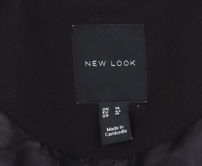 New Look Women's Black Blazer Size 14
