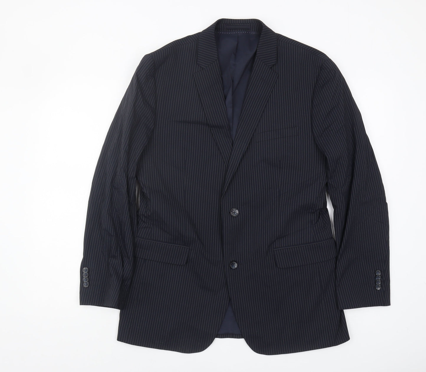 Golfino Men's Blue Striped Blazer 38