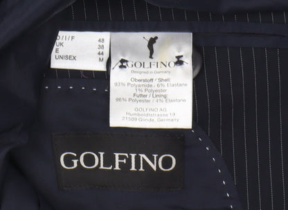 Golfino Men's Blue Striped Blazer 38