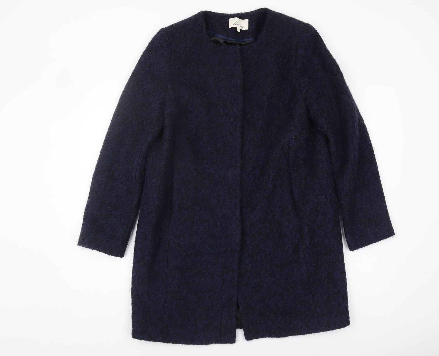 Linea Women's Black Coat Size 12, Versatile Chic Design