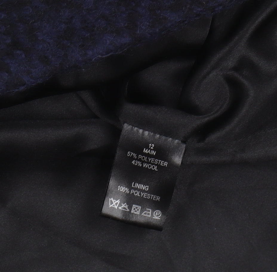 Linea Women's Black Coat Size 12, Versatile Chic Design