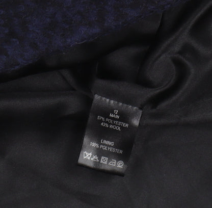 Linea Women's Black Coat Size 12, Versatile Chic Design