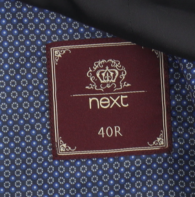 Mens UK Size 40 NEXT Regular Blue Suit Waistcoat