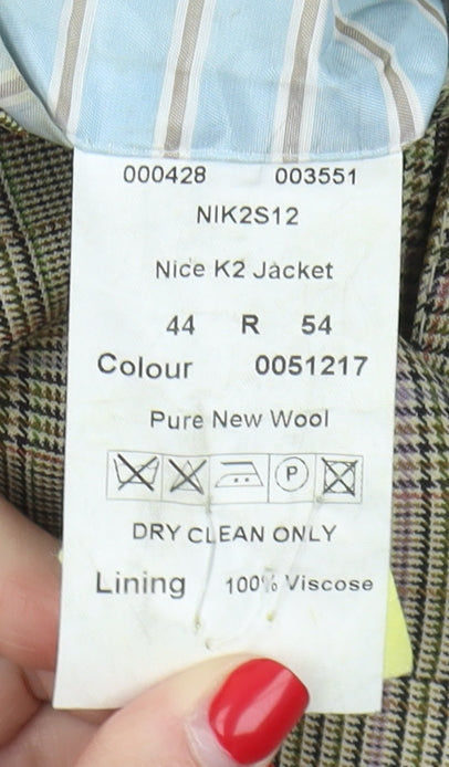 Mens UK Size 44 Magee Regular Multicoloured Suit Jacket