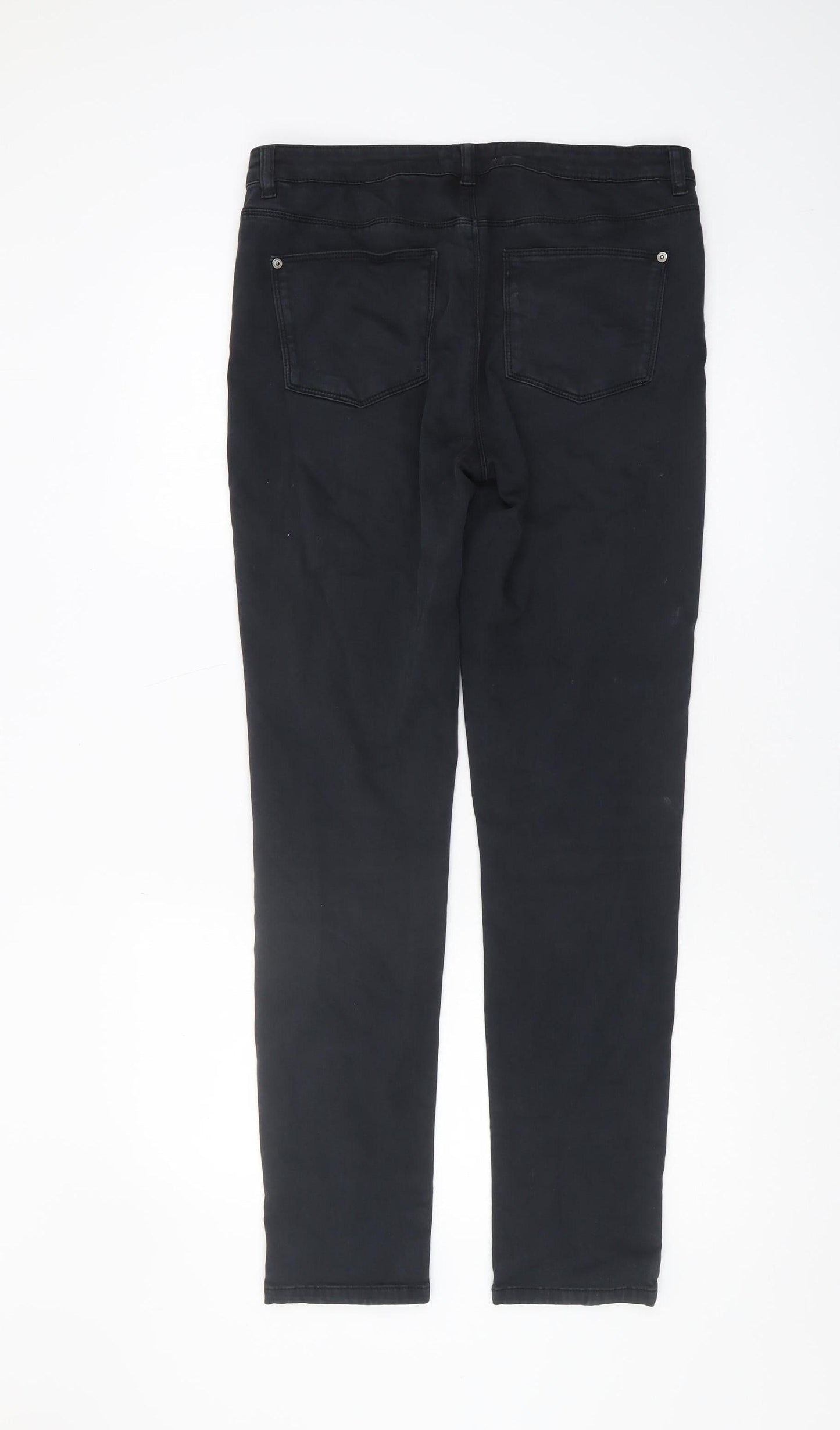 Mint Velvet Women's Black Regular Fit Jeans