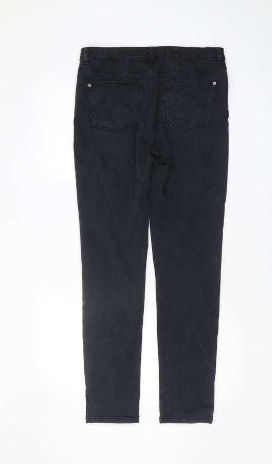 Mint Velvet Women's Black Regular Fit Jeans