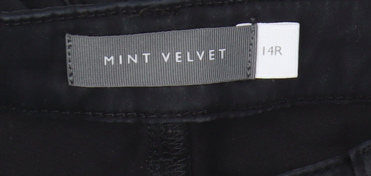 Mint Velvet Women's Black Regular Fit Jeans