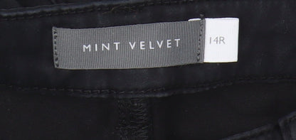 Mint Velvet Women's Black Regular Fit Jeans