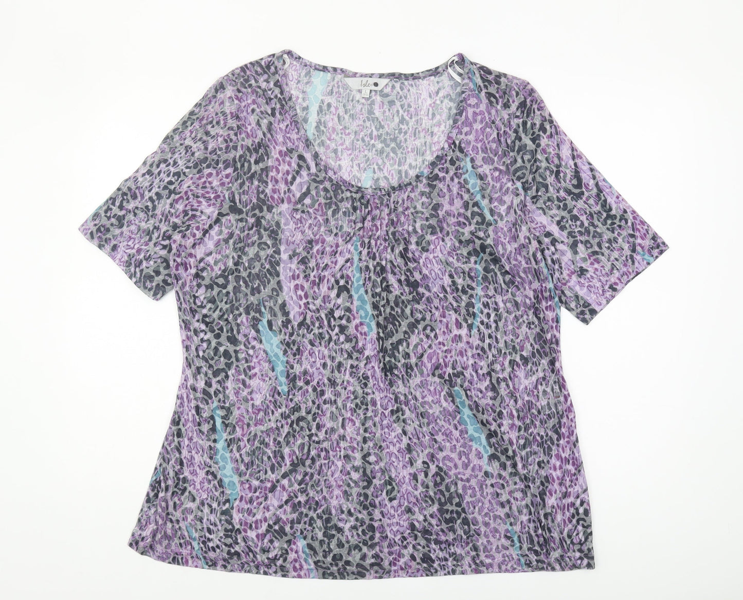 Isle Women’s Multicoloured Scoop Neck Top L