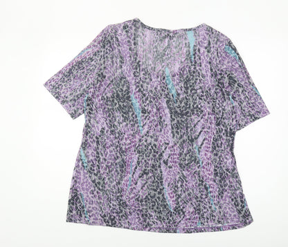 Isle Women’s Multicoloured Scoop Neck Top L