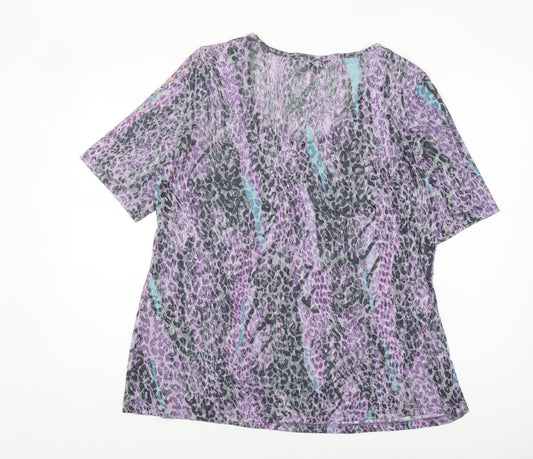 Isle Women’s Multicoloured Scoop Neck Top L