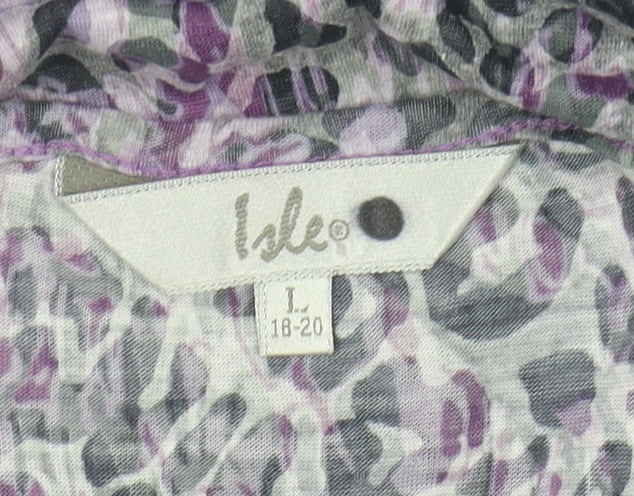 Isle Women’s Multicoloured Scoop Neck Top L