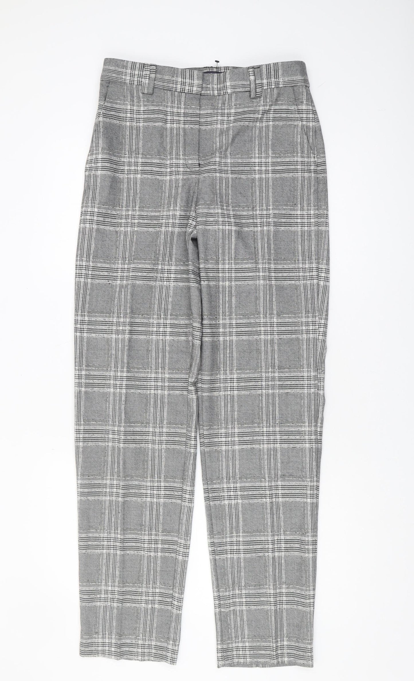 Womens UK Size 8 Marks and Spencer Regular Fit Business Casual Grey Trousers