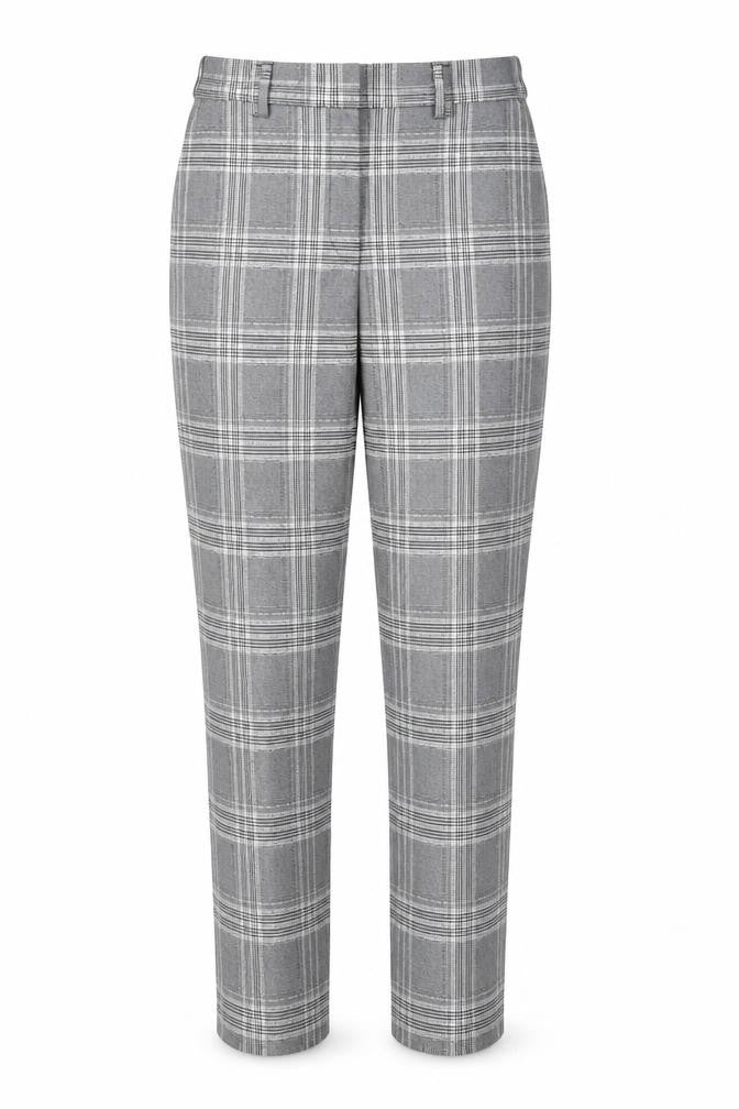 Womens UK Size 8 Marks and Spencer Regular Fit Business Casual Grey Trousers
