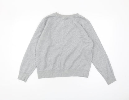 Champion Grey Unisex Adults Medium Pullover Sweatshirt