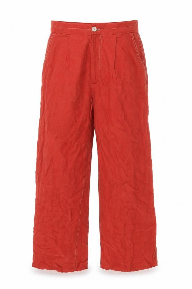 Womens UK Size 10 MNG   Red Trousers