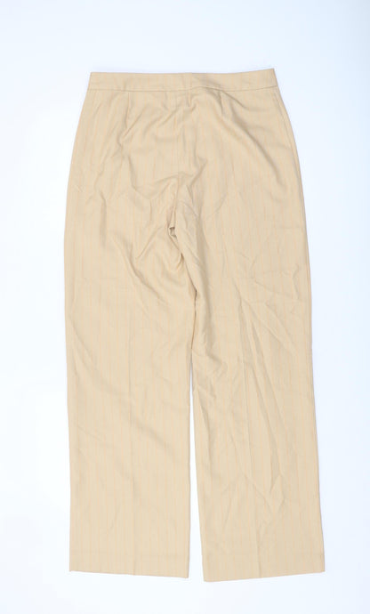 Womens UK Size 12 COLLUSION Relaxed Fit  Beige Trousers