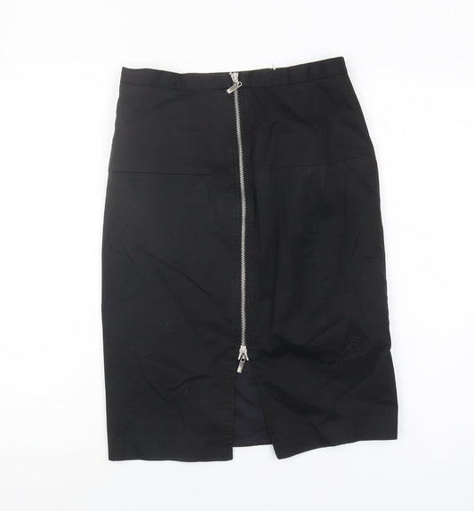 French Connection Women Black Pencil Skirt Size 10