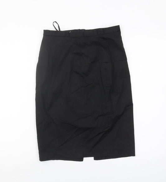 French Connection Women Black Pencil Skirt Size 10