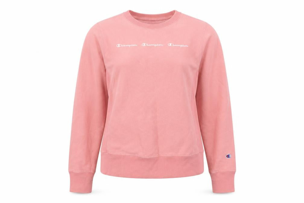 Womens UK Size S Champion Pink Pullover Sweatshirt