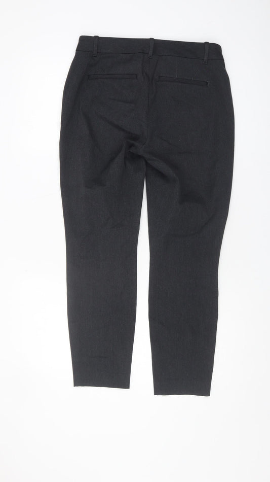 Womens UK Size 6 Gap Curvy Fit Ankle Black Trousers