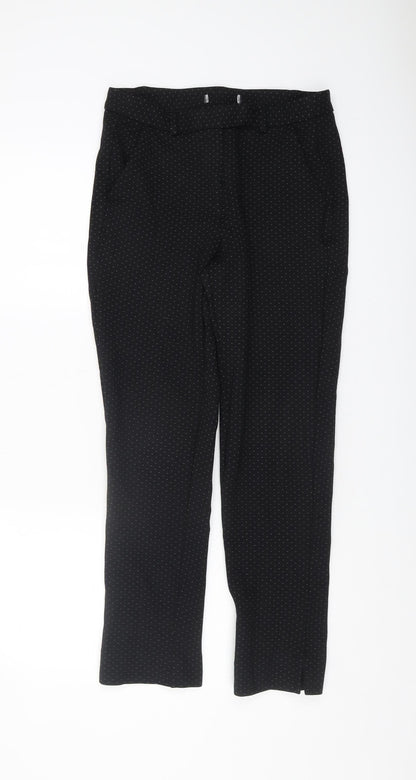 Womens UK Size 10 Marks and Spencer Regular Fit Business Casual Black Trousers