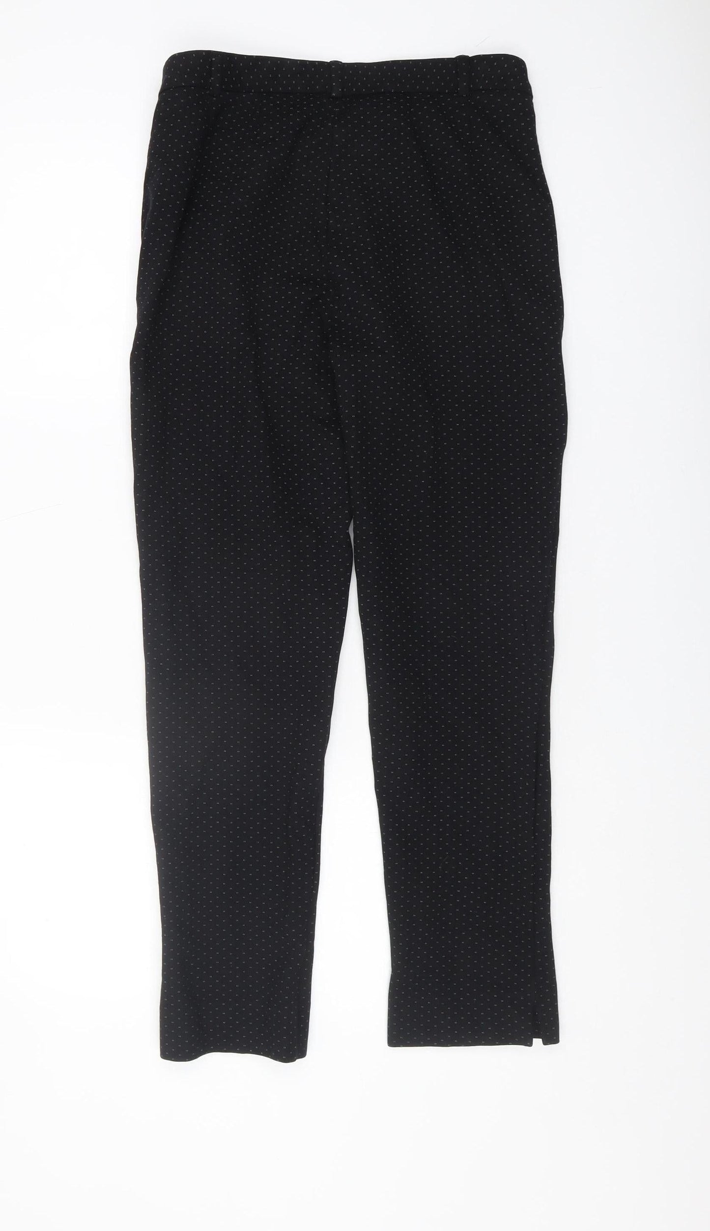 Womens UK Size 10 Marks and Spencer Regular Fit Business Casual Black Trousers