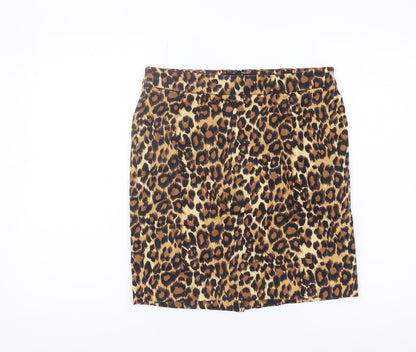 Gap Women’s Multicoloured Pencil Skirt Size 2 - Animal Print