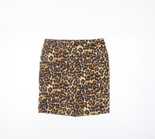 Gap Women’s Multicoloured Pencil Skirt Size 2 - Animal Print
