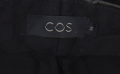 COS Black Women's Viscose Trousers Size 8 Elegant Style