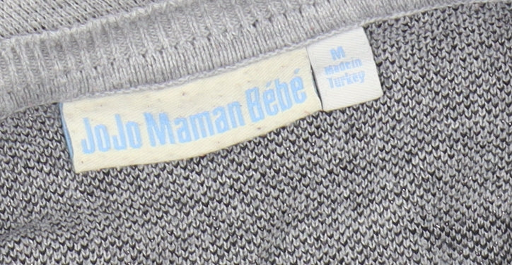 Womens UK Size M JoJo Maman Bébé Grey Pullover Jumper