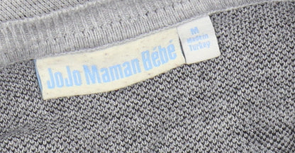 Womens UK Size M JoJo Maman Bébé Grey Pullover Jumper