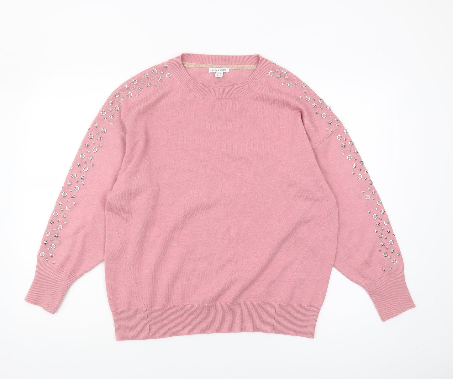 Womens UK Size 12 Sonder Studio Pink Pullover Jumper
