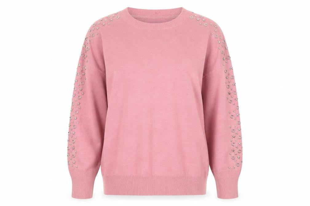 Womens UK Size 12 Sonder Studio Pink Pullover Jumper