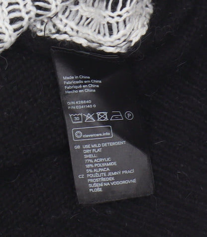 Disney Women's Black Pullover Mickey Mouse Jumper S