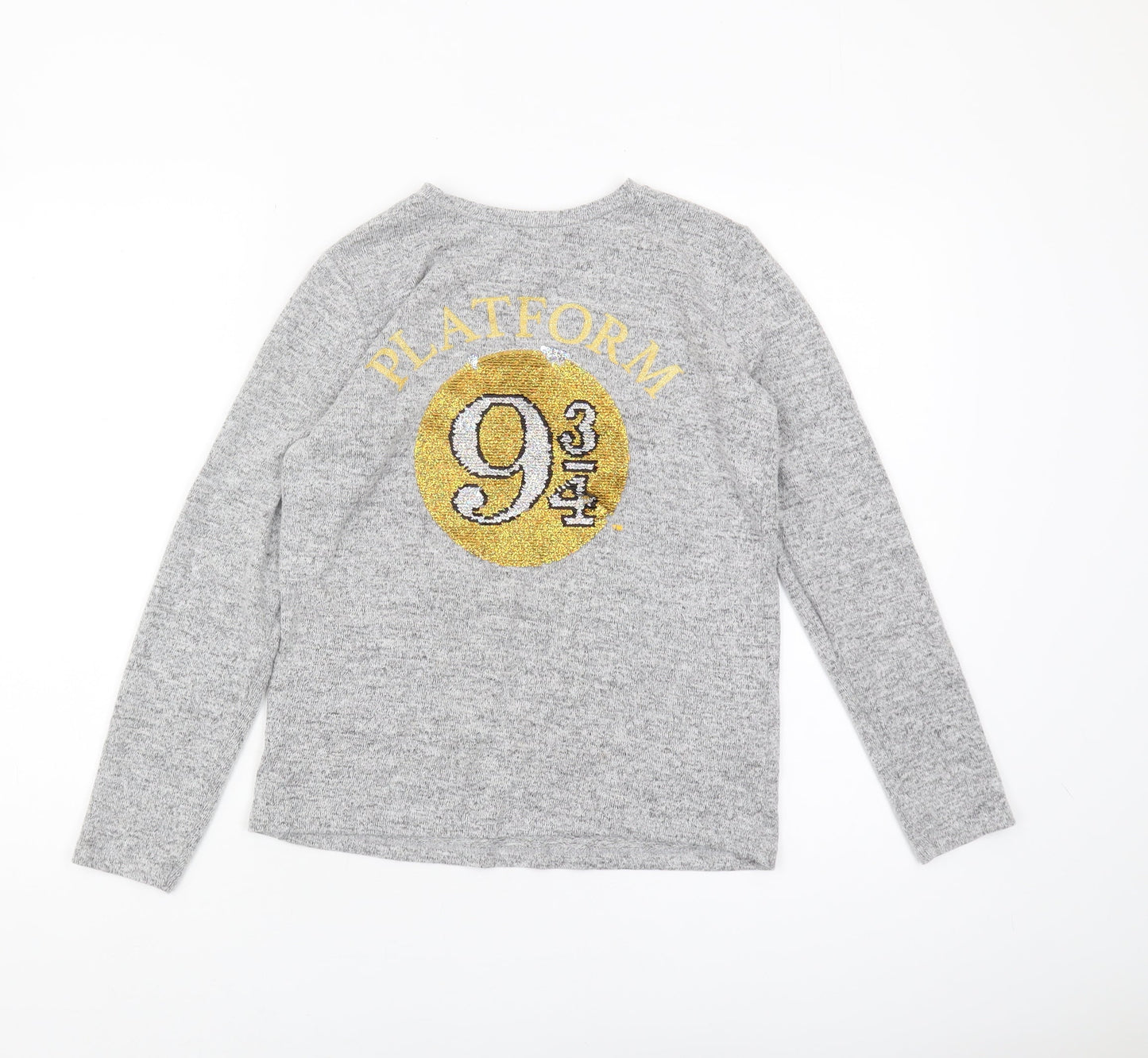 Harry Potter Girls Grey Long Sleeve T-Shirt 12-13 Years