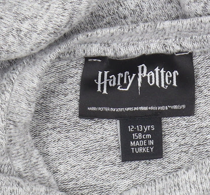 Harry Potter Girls Grey Long Sleeve T-Shirt 12-13 Years