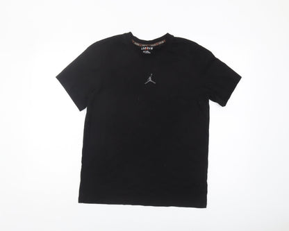 Jordan Men's Black Athletic Fit T-Shirt, Size S