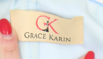 Grace Karin Blue A-Line Party Dress, Size 10