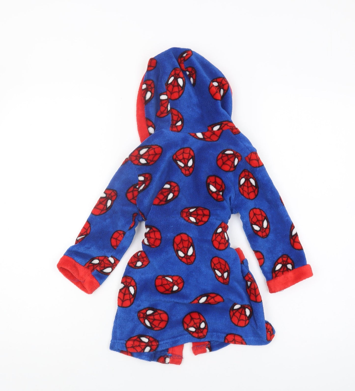 Marvel Spider-Man Unisex Blue Robe 18-24 Months Hooded