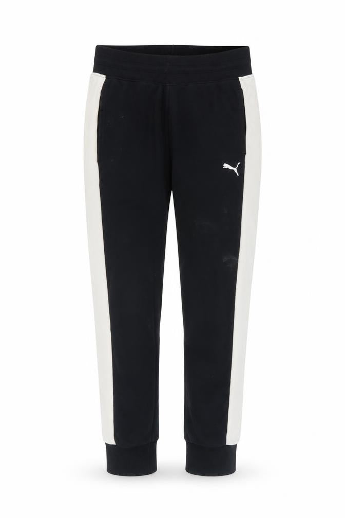 Mens UK Size L PUMA Regular Fit Jogger Black Trousers