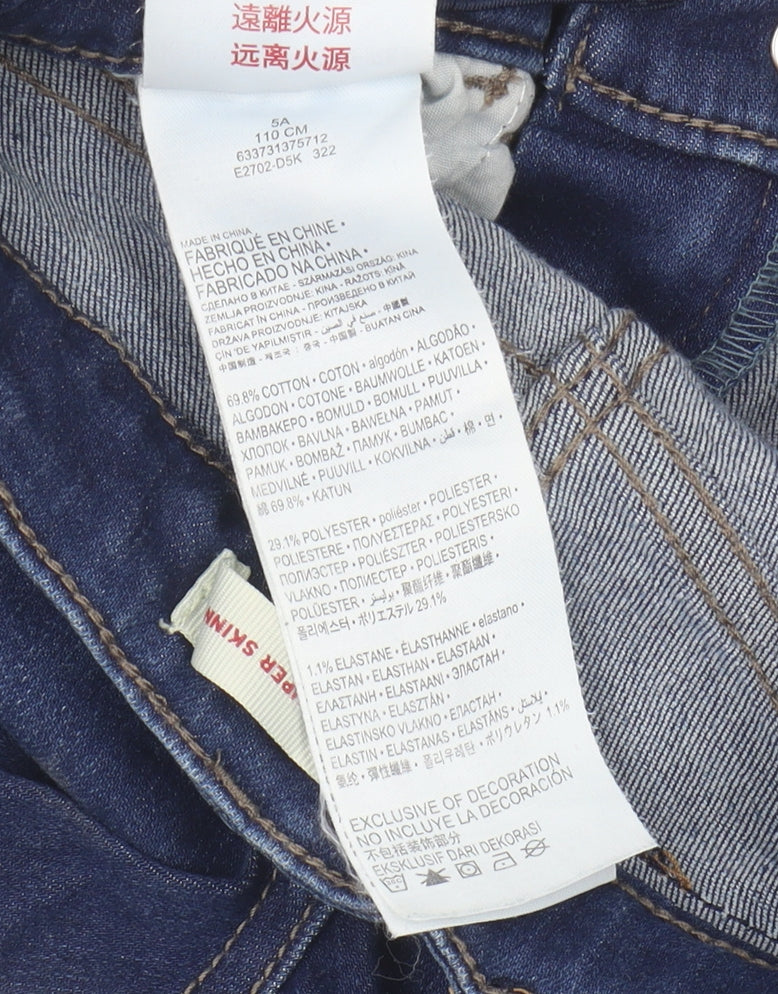 Levi's Boys Blue Skinny Jeans Medium Size