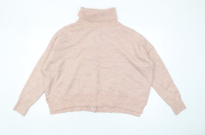 Womens UK Size 8 Topshop Pink Pullover Jumper